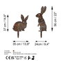 Aberto Design Rabbits -A 01 Multicolor